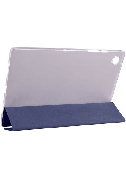 Galaxy Tab A8 10.5 SM-X200 (2021) Uyumlu Mbtm Smart Cover Standlı 1-1 Kılıf-Lacivert modelleri