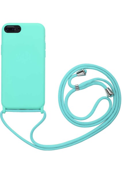 iPhone 8 Plus Uyumlu Mbtm Ropi Kapak-Turkuaz