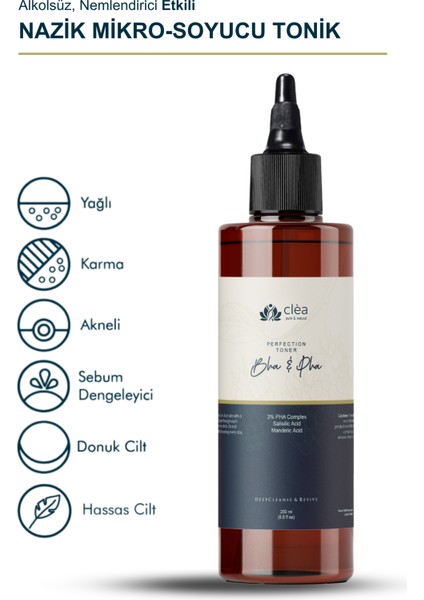 Perfection Toner - Siyah Nokta Giderici ve Gözenek Karşıtı Tonik (3% Pha + 1%bha) fırsatları
