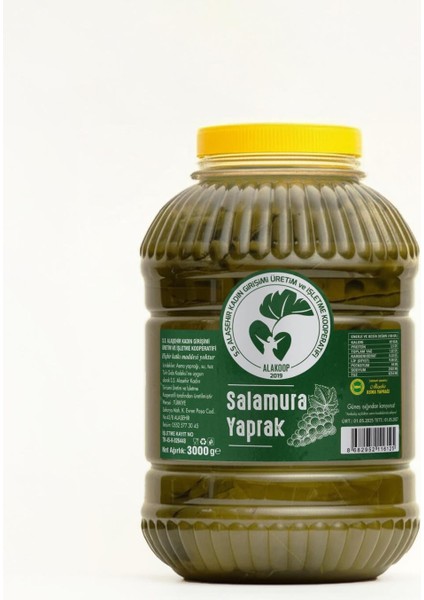 Salamura Yaprak 3 Kg.
