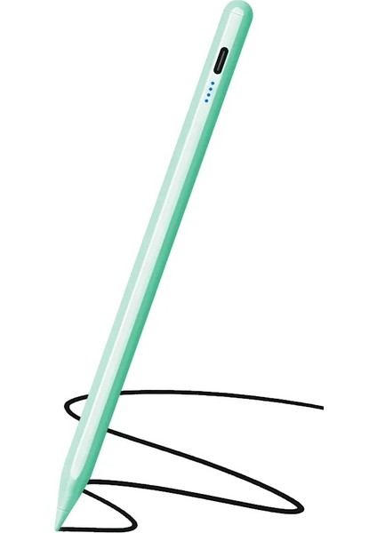 Mıknatıslı Stylus Kapasitif Dokunmatik Kalem Tüm Cihazlar Telefon ile Uyumlu Çizim Tasarım Tablet Kalemi