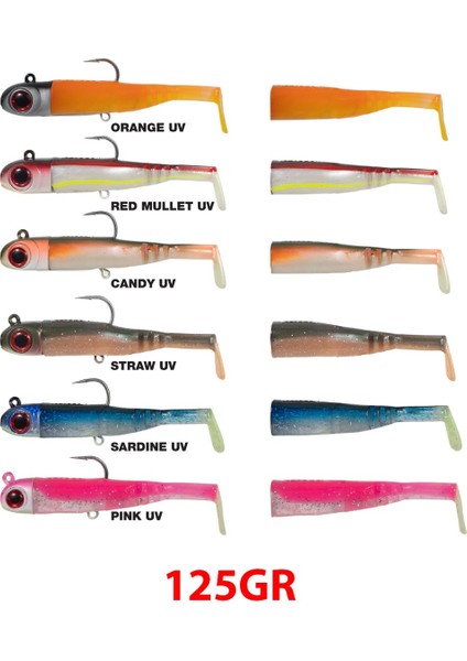 Lily Shad 13.5cm 125GR 2+1 Off Shore Silikon Yem