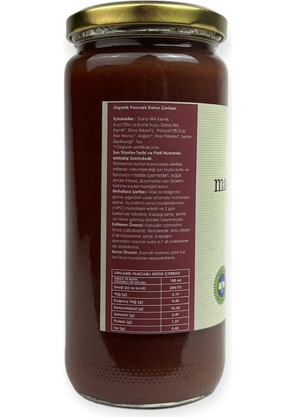 Organik Pancarlı Detoks Çorbası