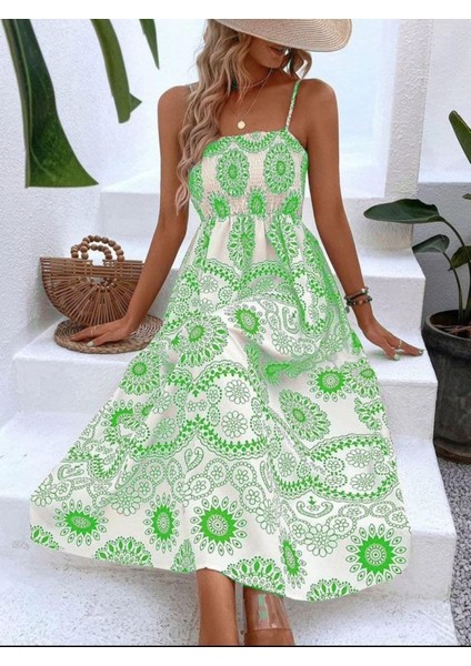 Dijital Baskılı Elbise