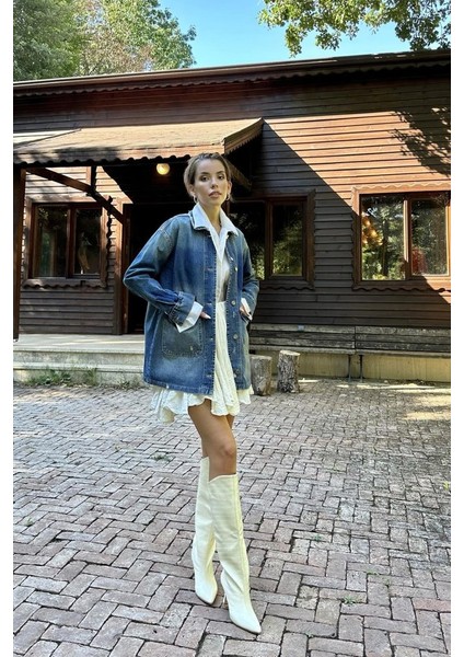 Mavi Vintage Kot Ceket fiyatları