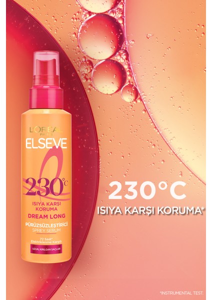 L'Oréal Paris Elseve Dream Long Isıya Karşı Koruyucu & Pürüzsüzleştirici Sprey Serum 150ml modelleri