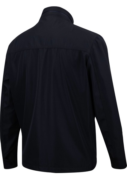 Erkek Dik Yaka Çift Cepli Astarlı Mevsimlik Mont - A00002 fırsatları