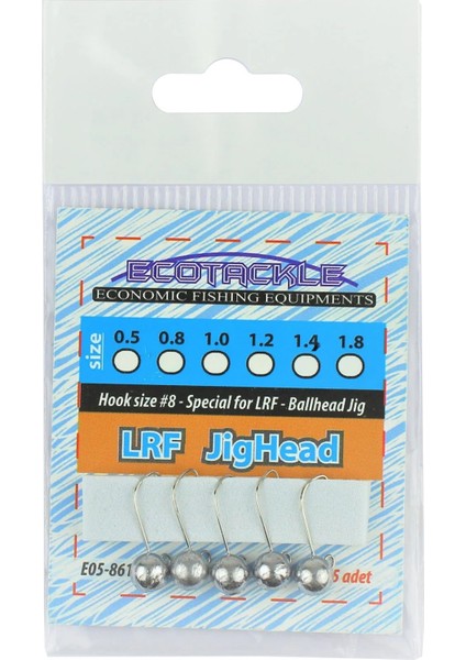 5 Adet Lrf Jig Head