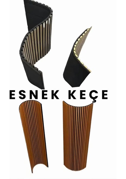 Mdf Ahşap Akustik Duvar Paneli - 100 x 275 cm - Safir Meşe modelleri