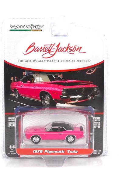 1/64 Barrett-Jackson Series 14- 1970 Plymouth Cuda fiyatları