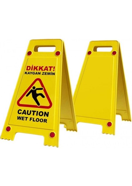 UT4001 Kaygan Zemin Uyarı Levhası – Dikkat Çekici Güvenlik Tabelası​