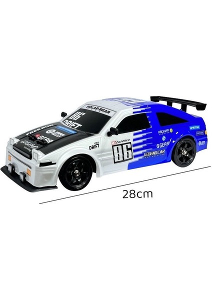 HB-SC16A07 Kumandalı 4x4 Drift Araba Işıklı ve Buharlı 1:16