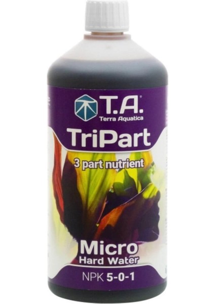 Terra Aquatica Tripart Micro (Flora Micro) Hard Water 1 Litre Bitki Besini