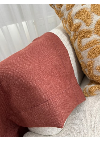 Kiremit Keten Fon Perde Sık Pile fırsatları