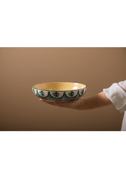 Glazed Seramik Bowl Kase 21X5CM indirimleri