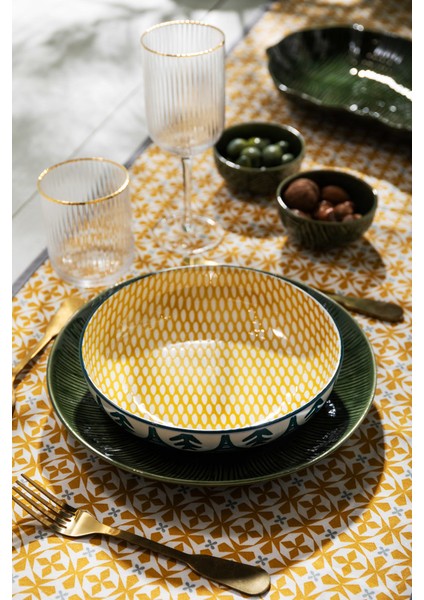 Glazed Seramik Bowl Kase 21X5CM