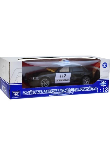 Uzaktan Kumandalı Pilli Polis Aracı