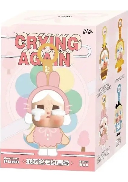 2025 Yeni Orijinal Crybaby Crying Again Seri Serisi Kutu Figürleri Vinil Yüz Bebek Crybaby Kolye Keychain Gizem Kutusu Oyuncak Giftcolor: F (Yurt Dışından)
