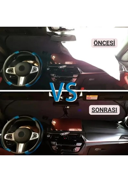 150X70 cm Universal Araç Içi Ön Cam Güneş Koruyucu Branda, Sedan, Suv ve Hatchback Uyumlu, Uv Engelleyici
