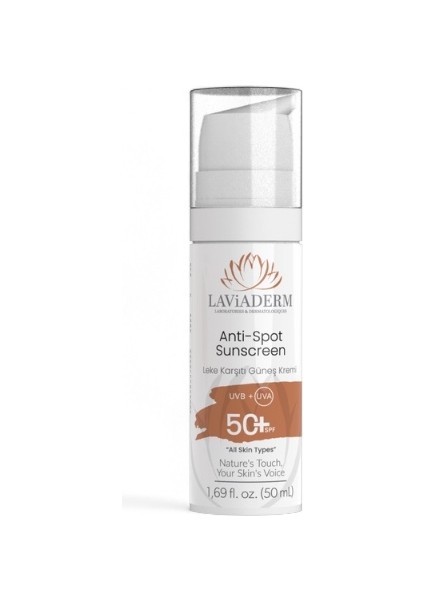Leke Karşıtı Doğal Güneş Kremi 50+ Spf 50 ml indirimleri