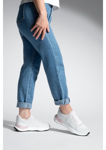 Kadın Sneaker Örgü Triko Koşu ve Yürüyüş Spor Ayakkabı Sinta fırsatları