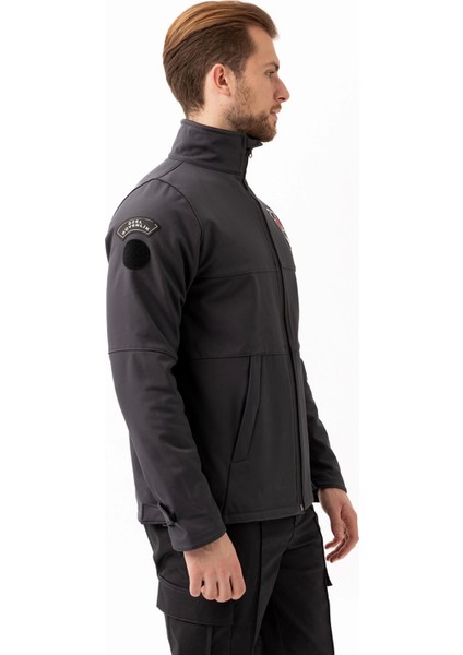 Güvenlik Kıyafetleri Km-Softshell Mont Su ve Rüzgar Geçirmez, Nefes Alabilen Özel Güvenlik Montu indirimleri