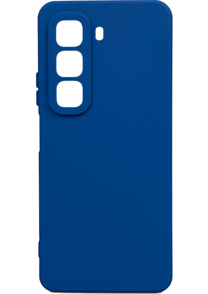 Infinix Hot 50 4g Kılıf Zore Biye Silikon-Mavi