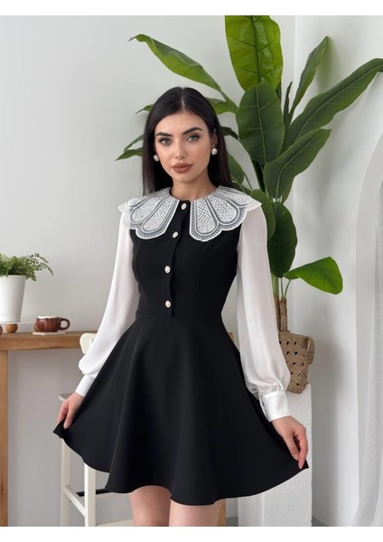 Asıo Bebe Yaka Elbise