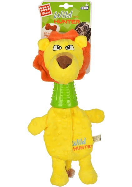 8481 Diş Kaşıyıcılı Aslan Peluş Köpek Oyuncak