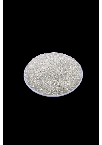 Gümüş (11/0) 2 mm Kum Boncuğu 100 gr