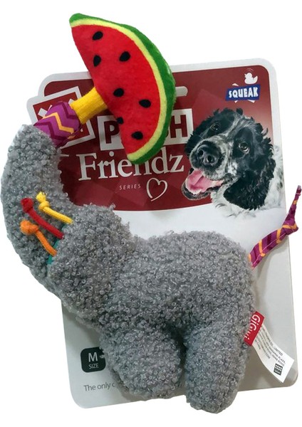 6797 Plush Friendz Sesli Fil Peluş Köpek Oyuncağı
