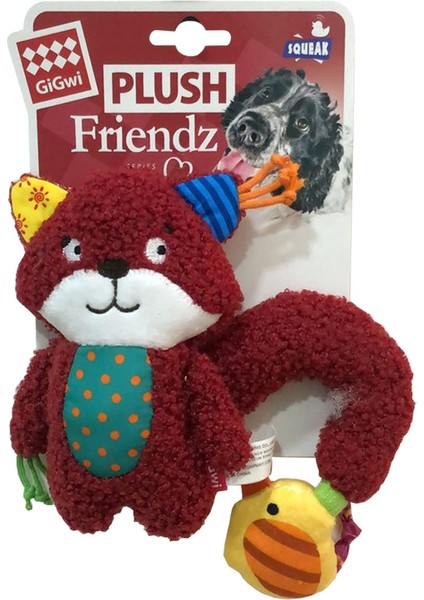 6798 Plush Friendz Sesli Sincap Peluş Köpek Oyuncağı