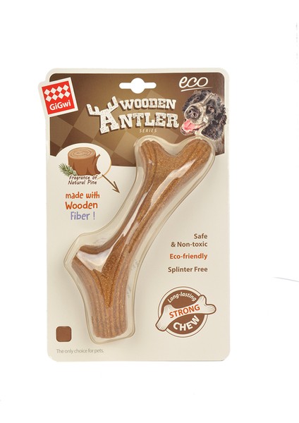 Köpek Oyuncağı Doğal Ağaç Diş Kaşıma Oyuncağı XS