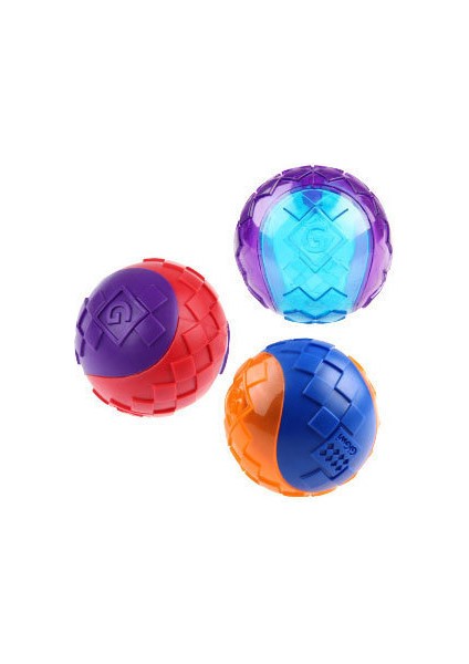Ball Köpek Oyuncağı Sert Top S 3 Lü 6409