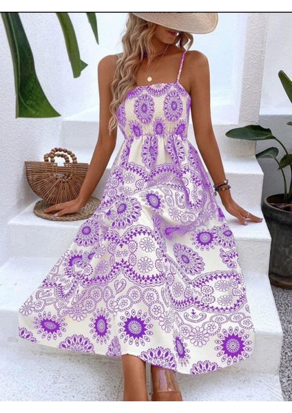 Dijital Baskılı Elbise