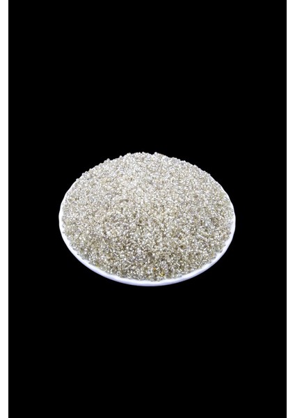 Koyu Gümüş (11/0) 2 mm Kum Boncuğu 100 gr