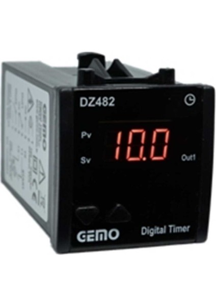 DZ482-24VDC Temel Fonksiyonlu Zaman Rölesi – Start Girişli