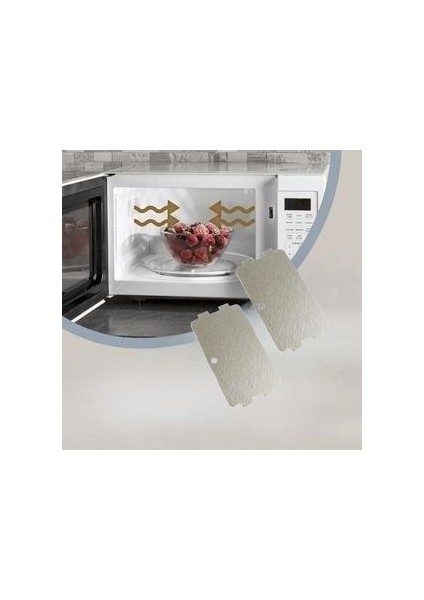 Samsung MS20A3010AH, MS20A3010AL, MW3000AM ile Uyumlu Mikrodalga Fırın Yansıtıcı Plaka 2'li modelleri