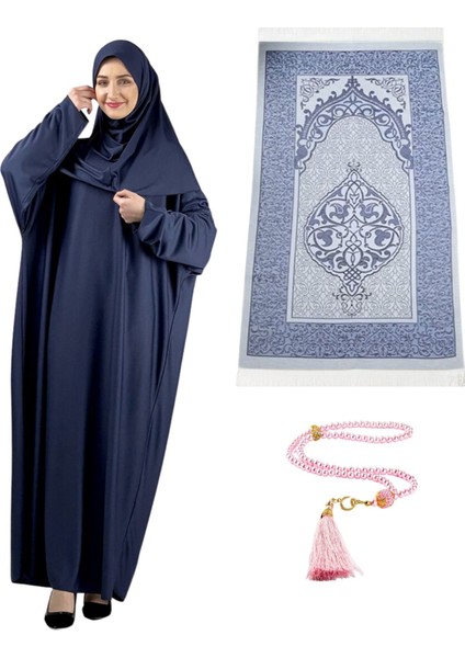 Namaz Elbisesi Eşarp Seccade Tesbih Set, Islami Giyim Takım Ferace Turban Şal indirimleri