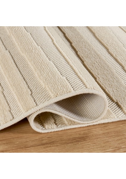 Iskandinav Frode White 100X300 cm Salon Mutfak Halısı Yolluk Salon Mutfak Halısı Yolluk Kilim fırsatları