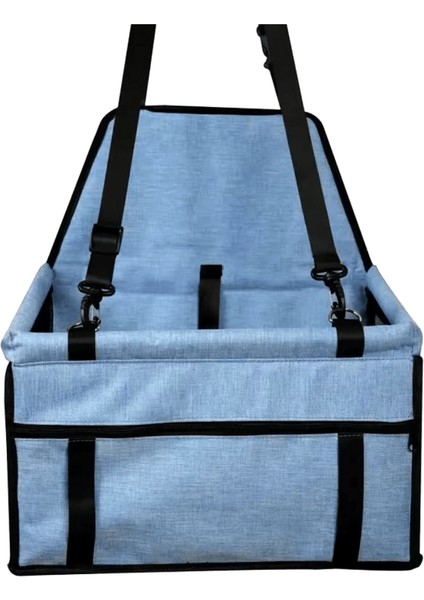 Köpek Araba Koltuğu Kapağı Katlanır Hamak Pet Taşıma Çantası Sepet Taşıma Kedi Kararlı Katlanabilir Seyahat Pet Köpek Araba Koltuğu (Yurt Dışından)