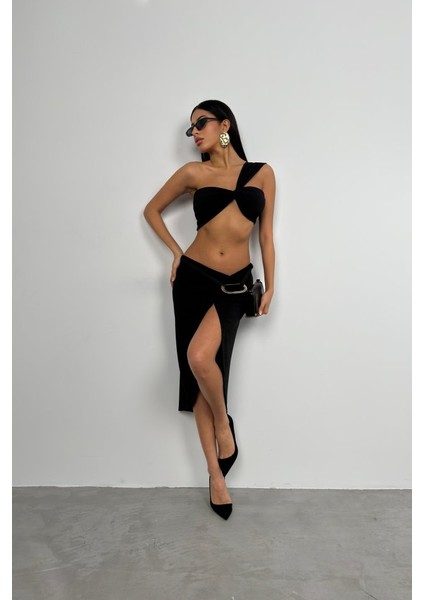 Toka Detay Asimetrik Etek