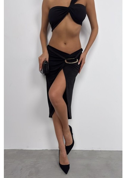 Toka Detay Asimetrik Etek modelleri