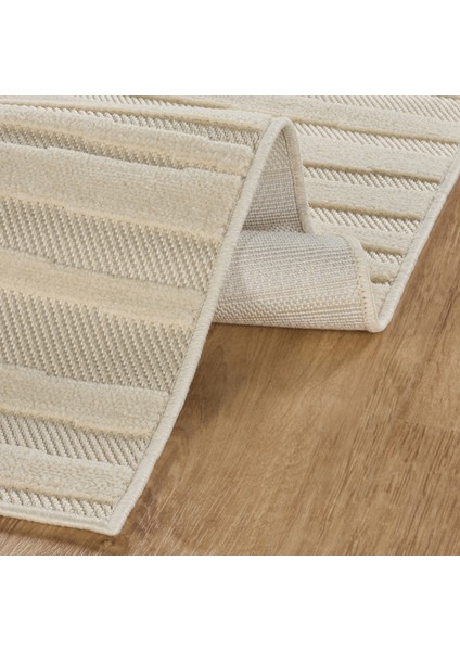Iskandinav Frode White 200X290 cm Salon Mutfak Halısı Yolluk Salon Mutfak Halısı Yolluk Kilim