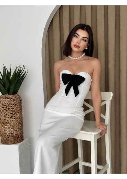 Harvoy Straplez Elbise