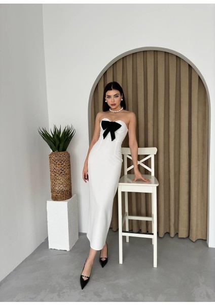 Harvoy Straplez Elbise