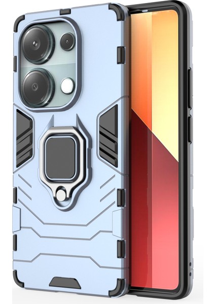 Xiaomi Redmi Note 14S Darbeye Dayanıklı Telefon Kılıfı ve Yüzük Tutucu (Yurt Dışından)