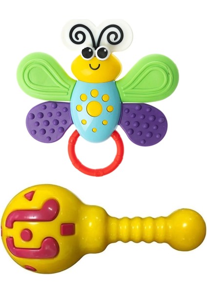 By Caretta Kelebek Dişlik Marakas Çıngırak