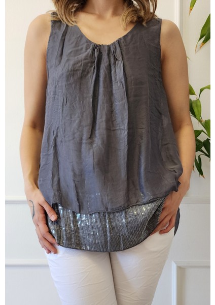 Ithal Payetli Bluz indirimleri