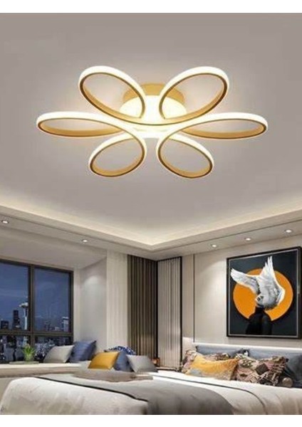 Luxor 60 cm 3 Renk,kumandalı Salon,Oturma Odası,Yatak Odası için Plafonyer Avize